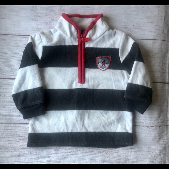 Carter’s 9 Mo Lightweight Fleece Pullover Half Zip - Picture 1 of 4